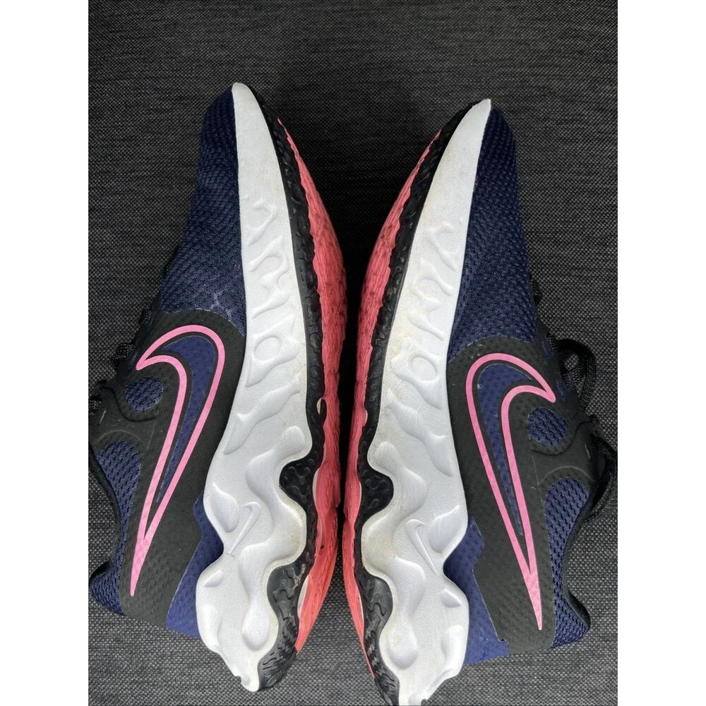 Nike Renew Ride 2 Women's Blue Black Pink Running Shoes Size 7.5M CU3508-401